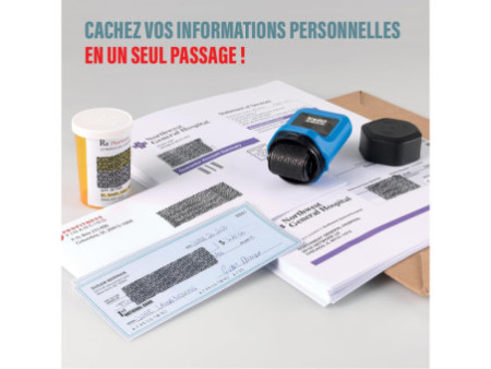 trodat Tampon de confidentialité ID Protector, bleu