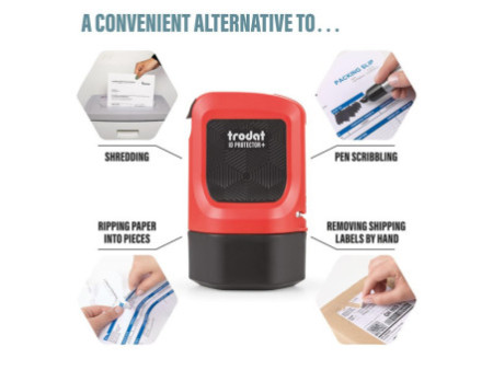 trodat Tampon de confidentialité ID Protector+, rouge