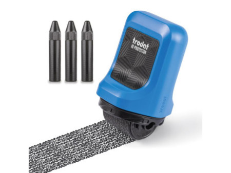 trodat Set tampon de confidentialité ID Protector, bleu