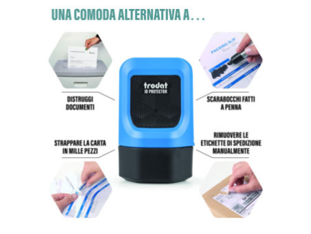 trodat Set tampon de confidentialité ID Protector, bleu