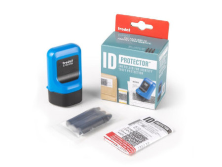 trodat Set tampon de confidentialité ID Protector, bleu