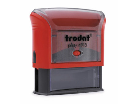 trodat Tampon pour texte Printy 4915 4.0, 7 lignes, rouge