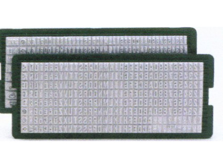 trodat Jeu de caractères, hauteur de caractères: 4 mm,