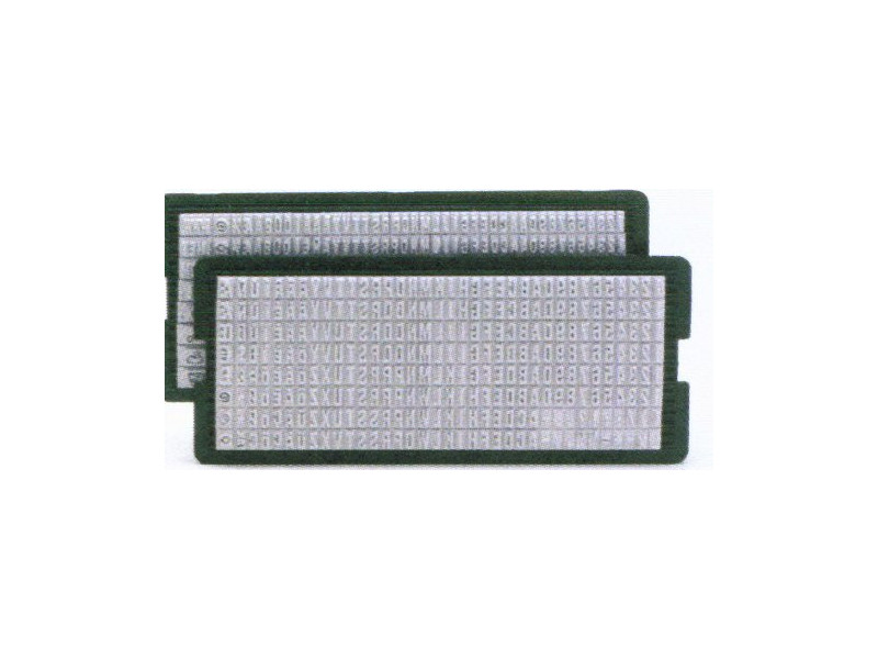 trodat Jeu de caractères, hauteur de caractères: 4 mm,
