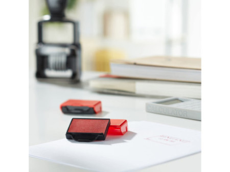 trodat Cassette d'encrage de rechange 6/50, rouge, pack de 2