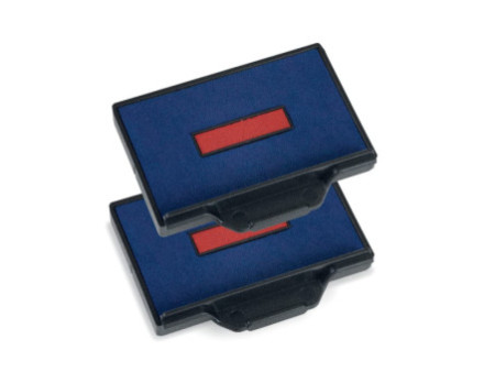 trodat Cassette d'encrage de rechange 6/56/2, bleu/rouge