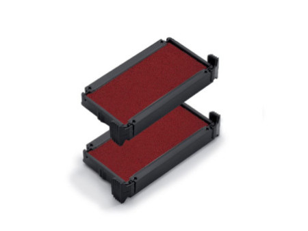 trodat Cassette d'encrage 6/4911, pack de 2, rouge
