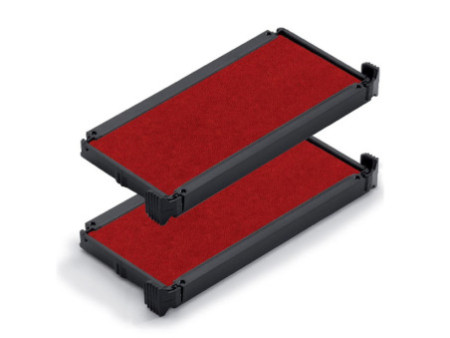 trodat cassette d'encrage 6/4915, pack de 2, rouge
