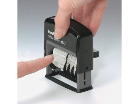 trodat Cassette de rechange 6/4817, pack de 2, bleu