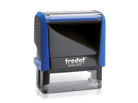 Trodat Tampon pour texte texte 'Printy 4.0' 4912, bleu