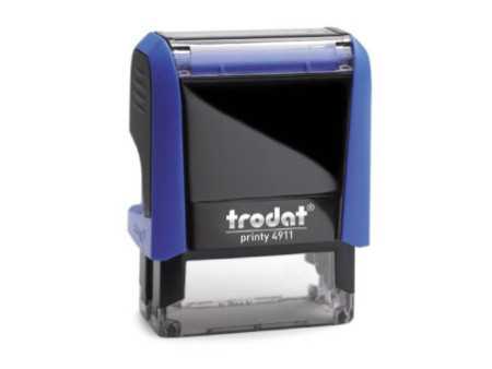 trodat Tampon pour texte 'Printy 4.0' 4911, bleu
