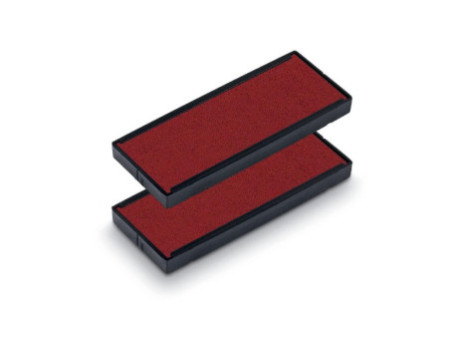 trodat Cassette d'encrage 6/4925, pack de 2, rouge