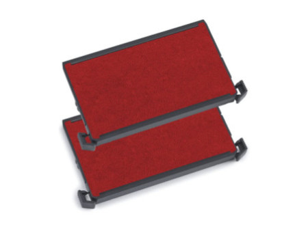 trodat Cassette d'encrage 6/4926, pack de 2, rouge