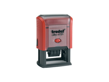 Trodat Tampon dateur Printy 4729, rouge, personnalisable