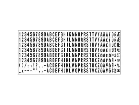Trodat Tampon pour texte Typo Printy Set 4913, 5 lignes