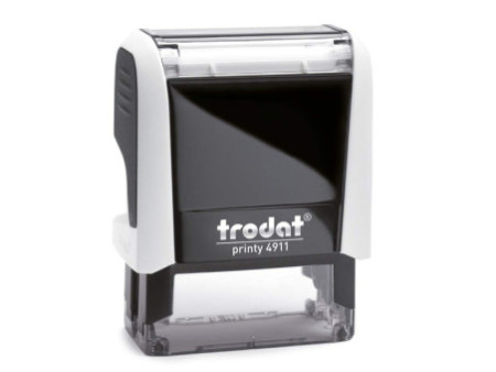 trodat Tampon pour texte 4911 Printy 4.0, blanc