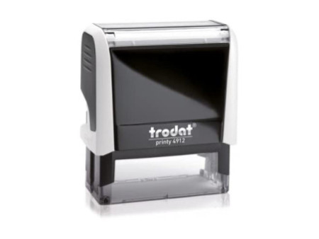 trodat Tampon pour texte 4912 Printy 4.0, blanc