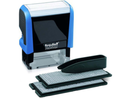 Trodat Tampon pour texte Printy 4913 TYPO 4.0, 5 lignes
