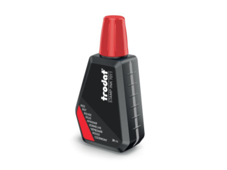 trodat Encre pour tampon encreur '7011', 28 ml, rouge