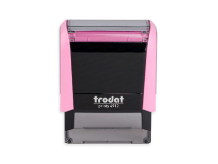trodat Tampon automatique à texte Printy 4912 4.0, rose