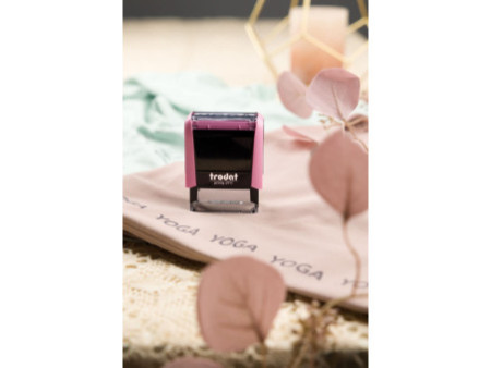 trodat Tampon automatique à texte Printy 4912 4.0, rose