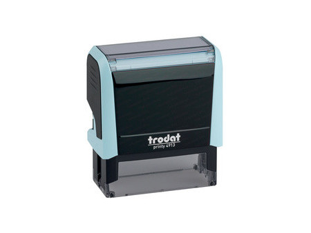 trodat Tampon automatique à texte Printy 4913 4.0, bleu