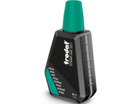 trodat Encre pour tampon encreur '7011', 28 ml, vert