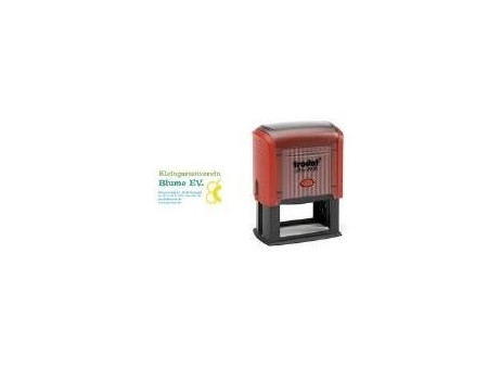 trodat Marqueur de texte Printy 4928, boîtier rouge