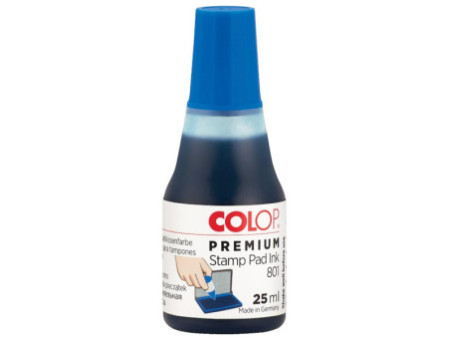 COLOP Encre tampon '801' pour cassette d'encrage, bleu