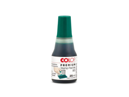COLOP Encre tampon '801' pour cassette d'encrage, vert