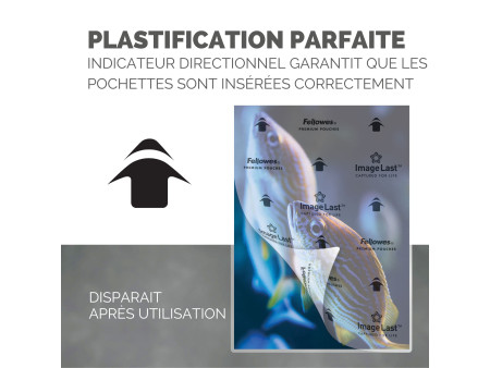 Fellowes Pochette de plastification, A4, brillante