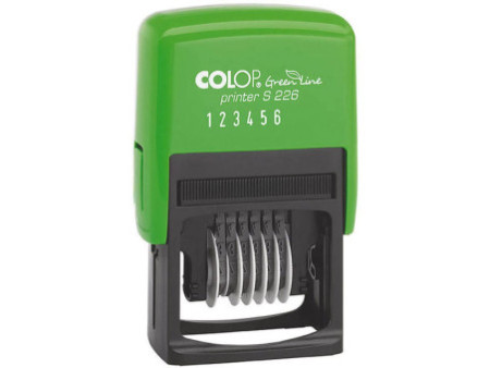 COLOP Tampon numéroteur 'Green Line'Printer S226,6 positions