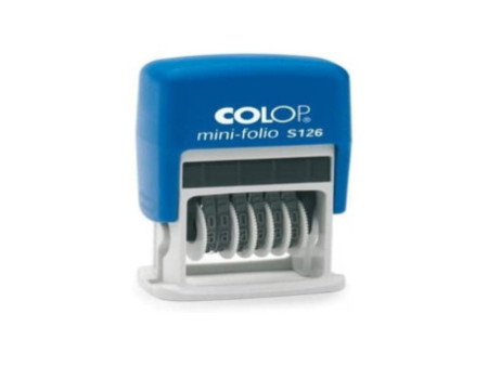COLOP Tampon numéroteur Mini Dateur S126, 6 positions