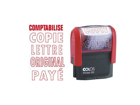 COLOP Tampon avec texte Printer 20 'LETTRE'