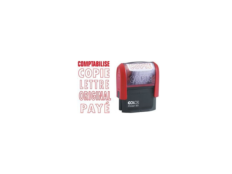 COLOP Tampon avec texte Printer 20 'LETTRE'