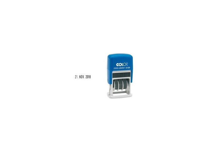 COLOP Tampon dateur Mini Dater S120, mois en lettres, FR