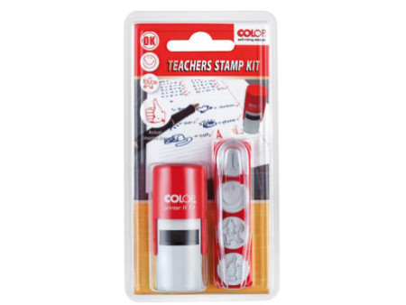COLOP Tampon pour enseignant 'Teachers Stamp Kit', 4 motifs