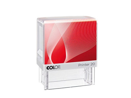 COLOP Tampon avec texte Printer 20, 4 lignes, configurable
