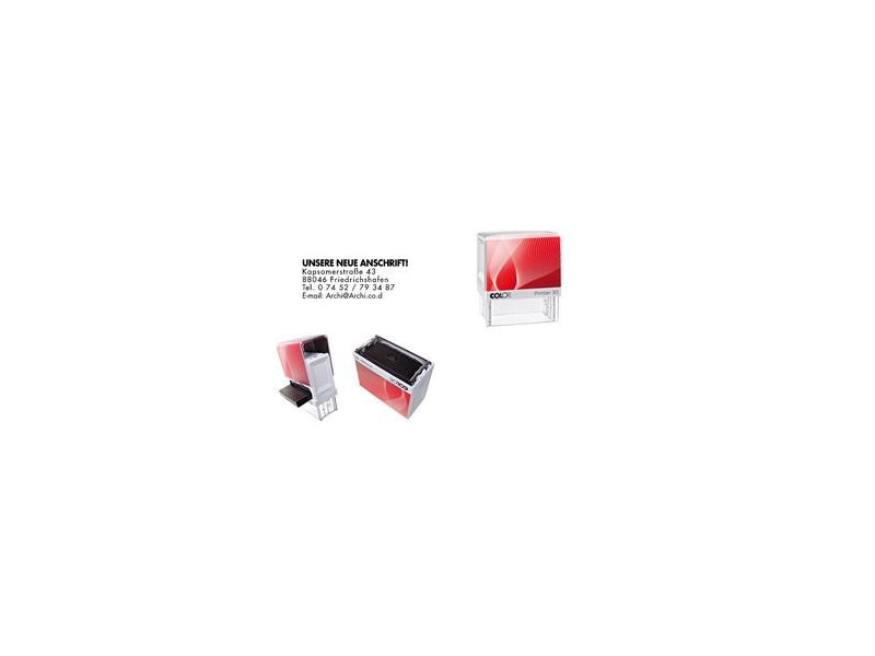COLOP Tampon avec texte Printer 30, 5 lignes, configurable