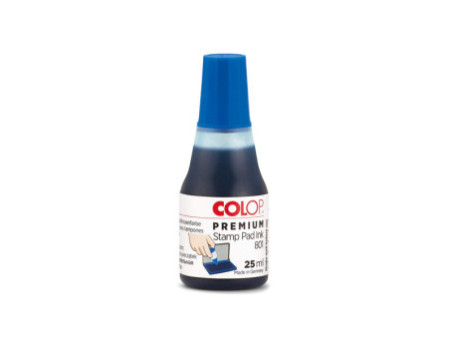 COLOP Set cassette d'encrage + encre, bleu
