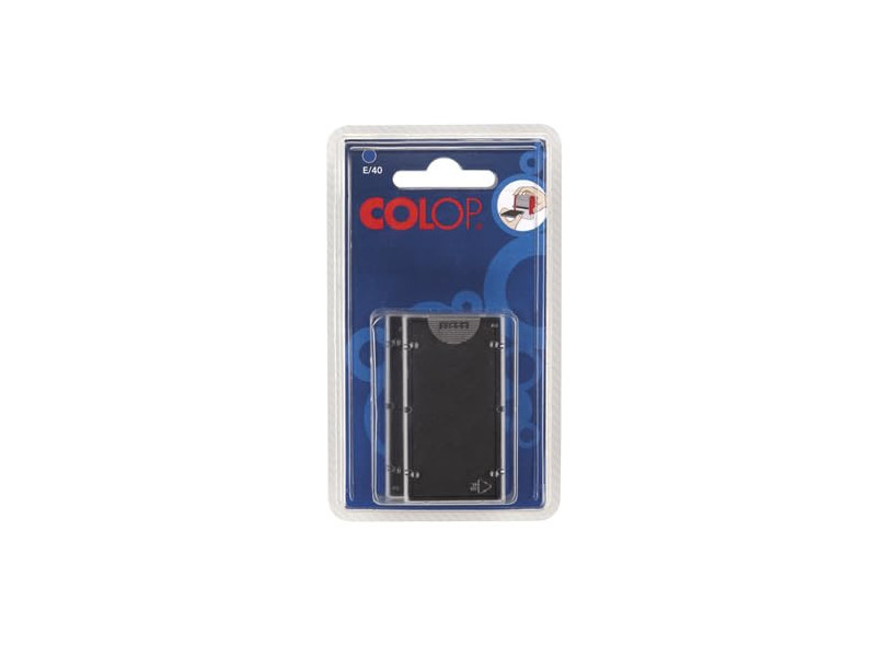 COLOP Coussinet encreur de rechange E/15, bleu, 2 pièces