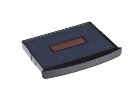 COLOP Cassette d'encre de rechange E/2600/2, bleu/rouge,