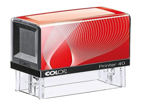 COLOP Tampon automatique à texte Printer 40, 6 lignes,