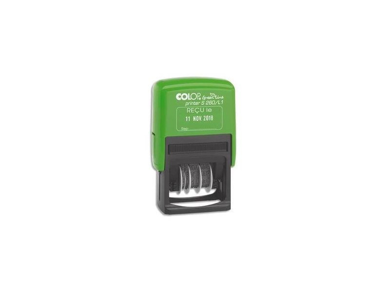 COLOP Tampon dateur 'GreenLine' Printer S260/L1 'RECU le'