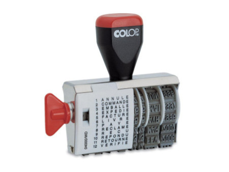 COLOP Tampon dateur toutes lettres 04000/WD, avec date