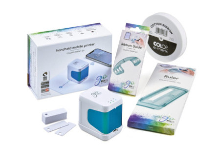 COLOP Imprimante mobile e-mark go kit de démarrage, blanc