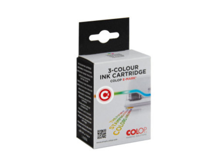 COLOP Cartouche couleurs C2 pour imprimante mobile e-mark go