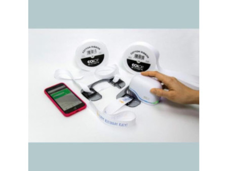 COLOP Bande textile pour e-mark go, 10 mm x 25 m, blanc