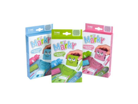 COLOP Set tampon marqueur 'DIY Marky' Printer C20, bleu