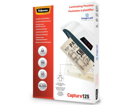 Fellowes Pochette de plastification, A4, brillante